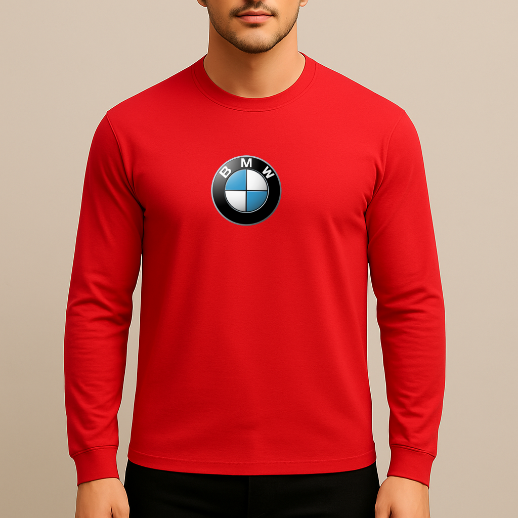 Men's BMW Motorsports Car Long Sleeve T-Shirt